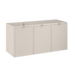 Allaskaappi Interia Bredvik, 3-ovella, 120x46x57 cm, beige