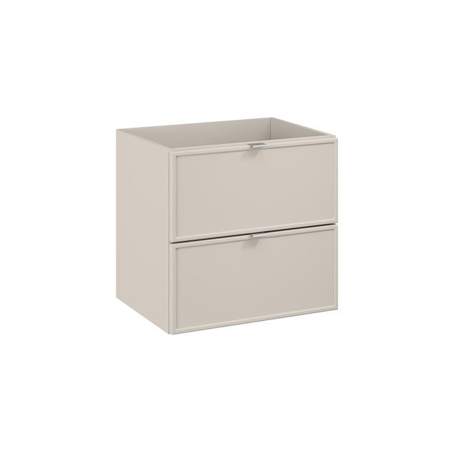 Allaskaappi Interia Bredvik, laatikoilla, beige, eri kokoja