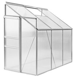 Kasvihuone AB Polar  2,3 m² kennolevyllä, alumiini