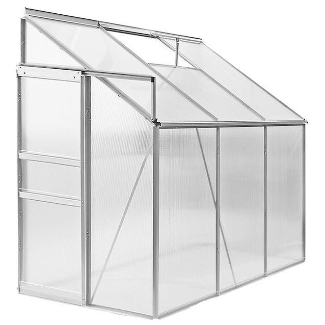 Kasvihuone AB Polar  2,3 m² kennolevyllä, alumiini