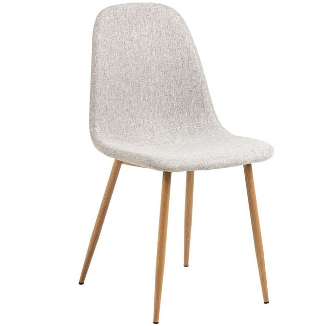 Dining chair CELIA grey/oak