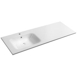 Pesuallas Interia Areca, 141x51,5 cm, vasen, valkoinen