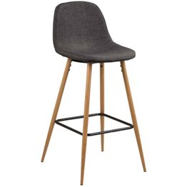Baarijakkara Home4You WILMA 46,6x51xK101 cm, harmaa/tammi