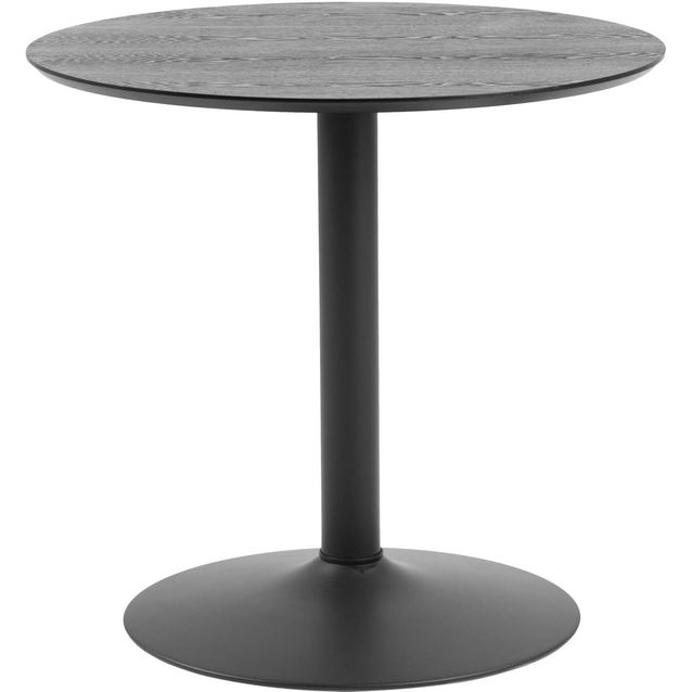 Dining table IBIZA D80xH75cm, black