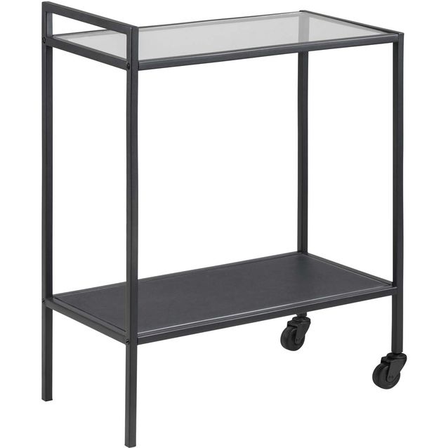 Serving trolley SEAFORD 60x30xH75cm, black