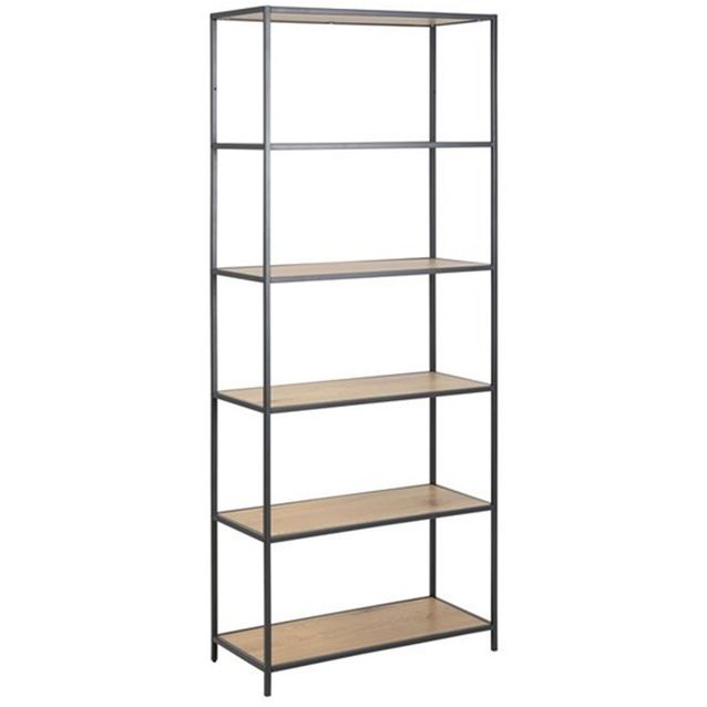 Shelf SEAFORD 77x35xH185cm, wild oak