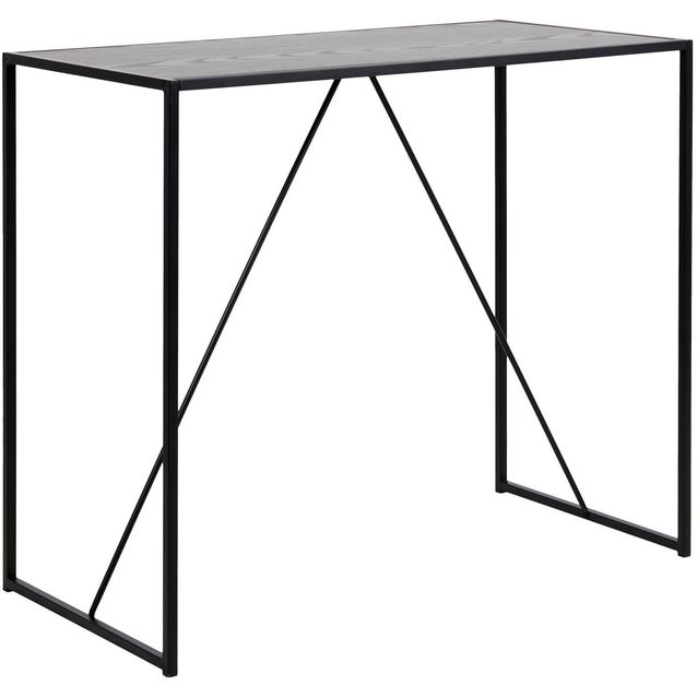 Bar table SEAFORD 120x60xH105cm, black