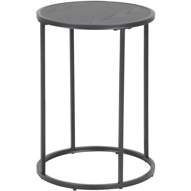Side table SEAFORD D40xH55cm, black