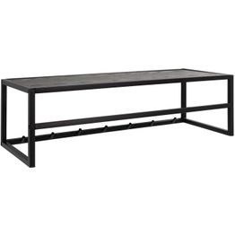 Vaateteline Home4You SEAFORD 77x28xK22 cm, musta