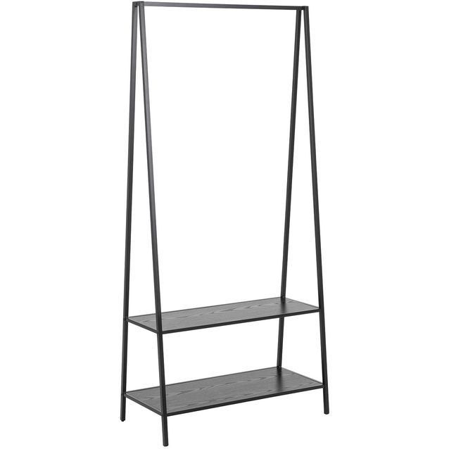 Clothes rack SEAFORD 77x37xH165cm, black
