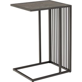 Apupöytä Home4You STRINGTON 35x43xK63 cm, musta