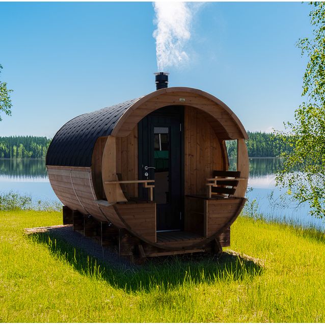 Tynnyrisauna Valter ARCTIC FINLAND HOUSE Ø 2.3x4.2 m