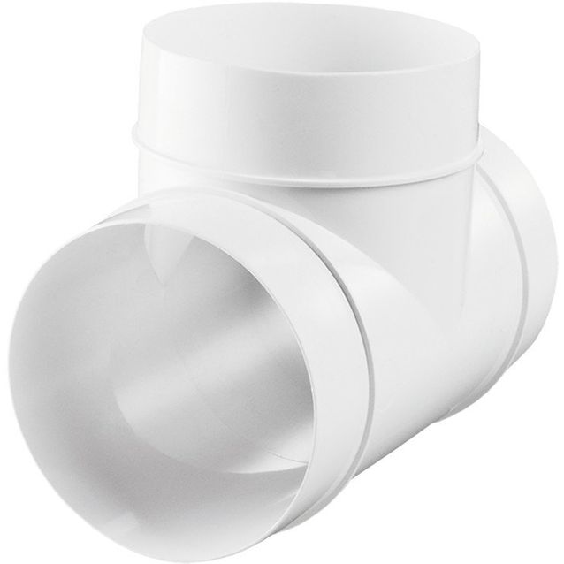 IV-kanavan T-haara Airsec 125 mm, muovi
