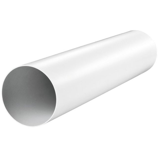 Ilmanvaihtokanava Airsec 125x2000 mm, pyöreä, muovi
