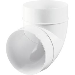IV-kanavan käyrä Airsec 125 mm, 90°, muovi