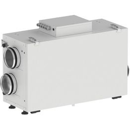Ilmanvaihtokone Airsec 85H EC A2, horisontaalinen Ø 125 mm
