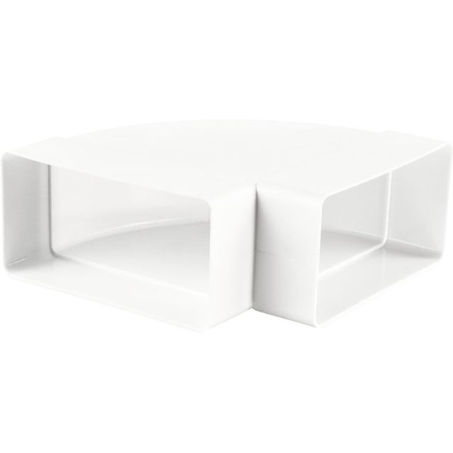 IV-kanavan käyrä Airsec 55x110 mm, 90°, horisontaalinen, muovi 