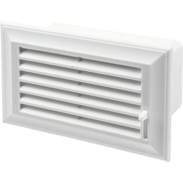 IV-kanavan päätysäleikkö Airsec 55x110 mm, muovi 