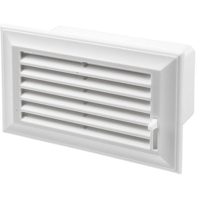 IV-kanavan päätysäleikkö Airsec 60X204 mm, muovi