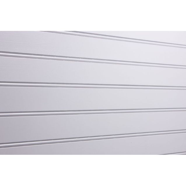 Helmipaneeli Aure 13x95x4200 mm EM Sj mänty harjattu puhtaanvalkoinen