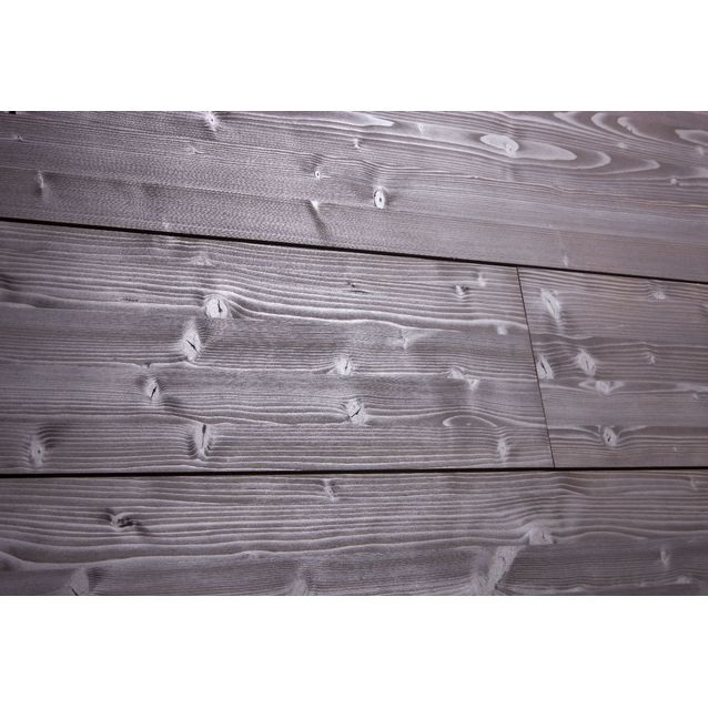 Saunapaneeli Aure Rustiikki STS/V 15x215x2500 mm kuusi savi