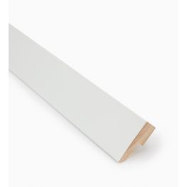 Jalkalista johtouralla Jokiwood 3200mm, valkoinen, eri kokoja