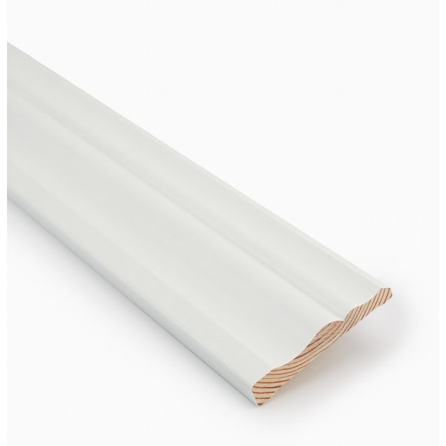 Koristepeitelista Jokiwood 16x90x3200mm, valkoinen