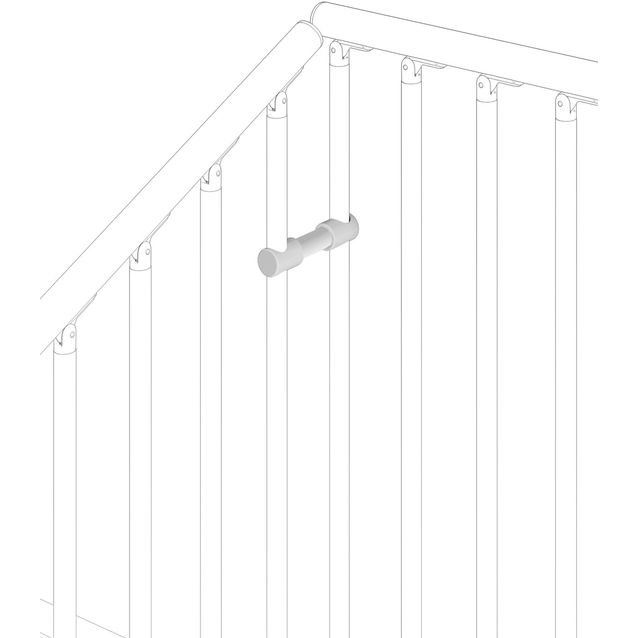 Porraskaiteen jäykistysosa Rintal, kahden pilarin väliin