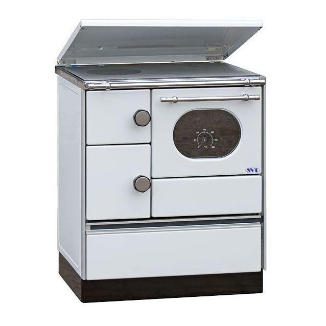 Keskuslämmitysliesi SVT Alfa K 70 savuhormi oikealla