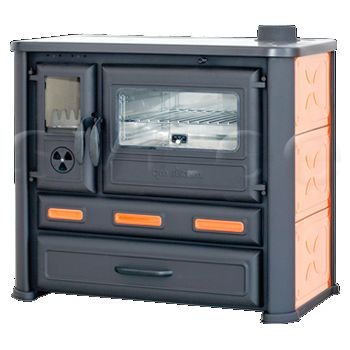 Puuliesi Alma Mons, 8kW, hormilähtö oikealla, oranssi