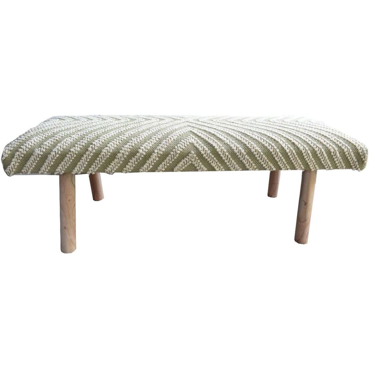 Sängynpäätypenkki AmandaB Collection 120 cm vihreä