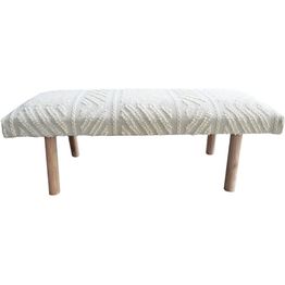 Sängynpäätypenkki AmandaB Collection 120 cm vaalea