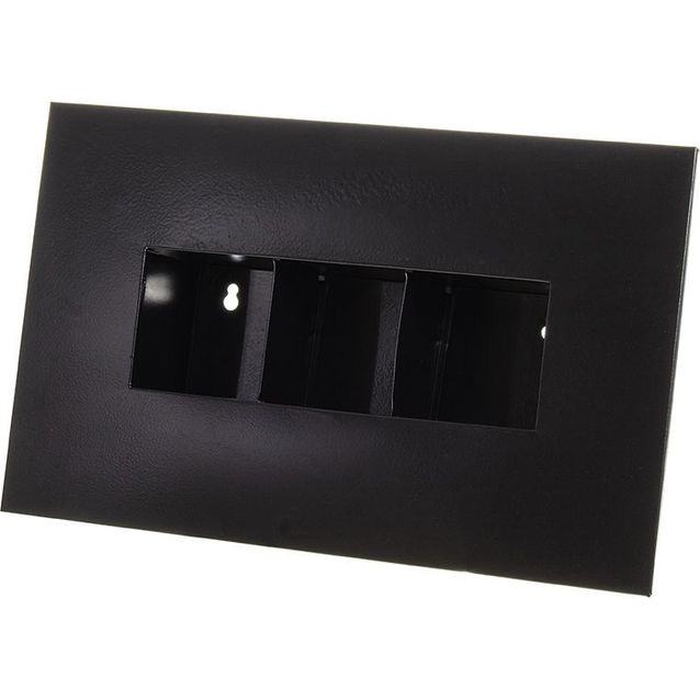 Istutuslaatikko seinälle AmandaB Collection Nord 45x27 cm musta