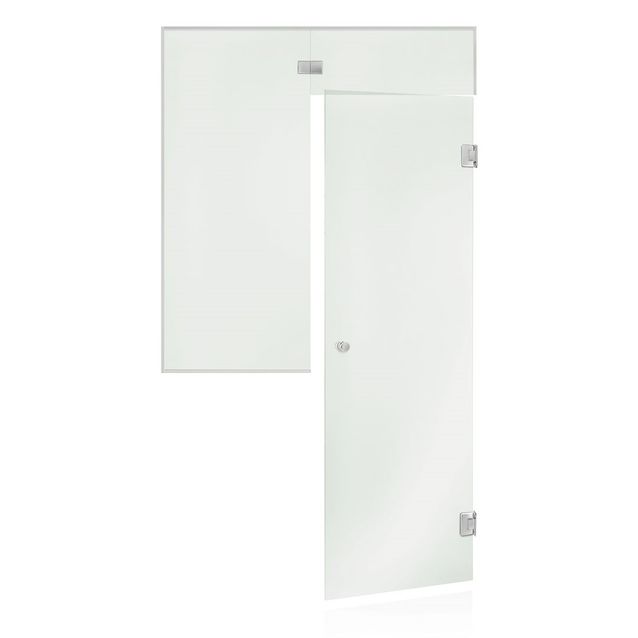 Saunan lasiseinä Andres Glass, ovi, lisäpala, ikkuna, saranat sivulla