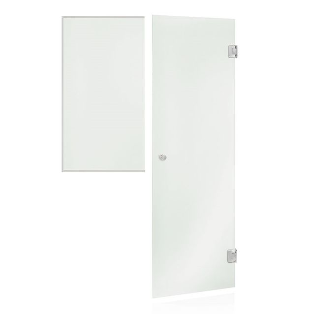 Saunan lasiseinä Andres Glass, ovi, ikkuna, saranat sivulla