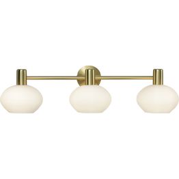 Kylpyhuoneen seinävalaisin Aneta Lighting Elba 3-osainen, eri värejä