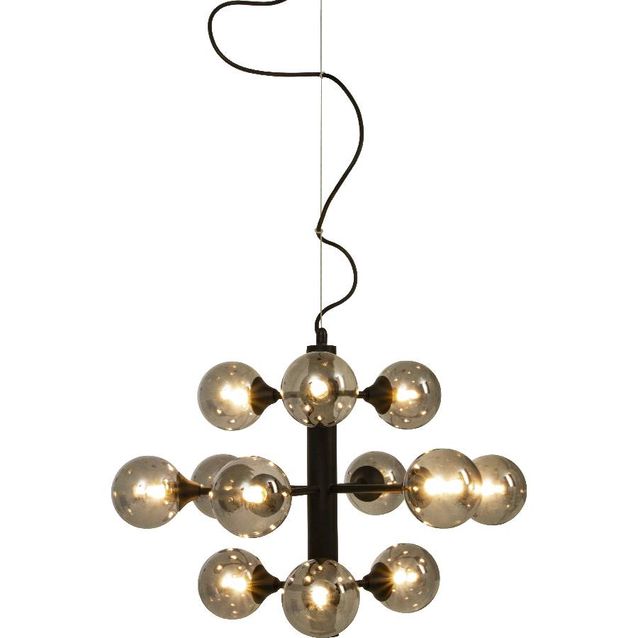 Kattovalaisin Aneta Cosmos Ø52cm 12-osainen musta