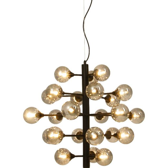 Kattovalaisin Aneta Cosmos Ø68,5cm 24-osainen musta