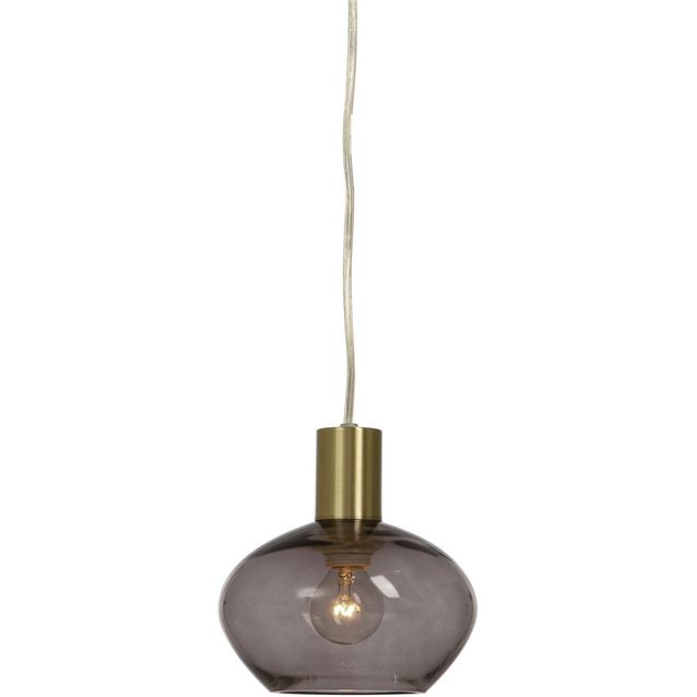 Ikkunavalaisin Aneta Bell, Ø15cm, mattamessinki/savulasi