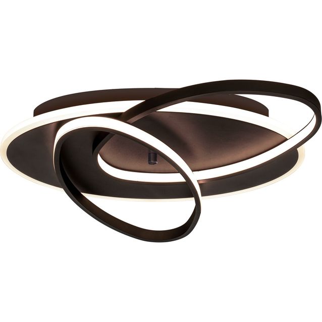 LED-plafondi Aneta Lighting Legato, musta