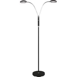 Lattiavalaisin Aneta Lighting Hero 130cm kaksiosainen LED 3000K musta/kromi