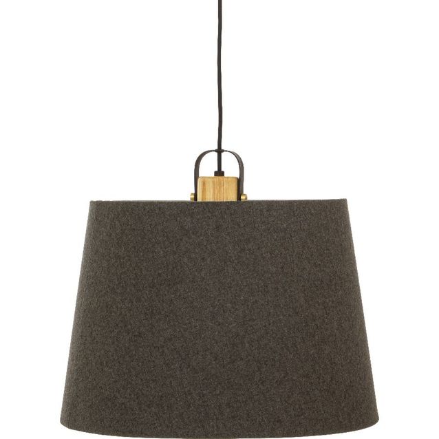 Kattovalaisin Aneta Lighting Geilo Ø45cm  musta/harmaa/puu
