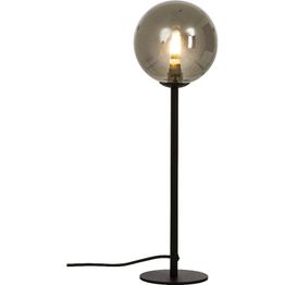 Pöytävalaisin Aneta Lighting Molekyl Ø13,5x43cm musta/savulasi