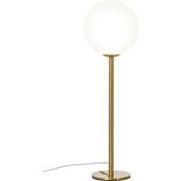 Pöytävalaisin Aneta Lighting Molekyl Ø13,5x43cm mattamessinki/opaali