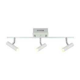 Kattospotti Aneta Lighting Artic 3-osainen suora valkoinen