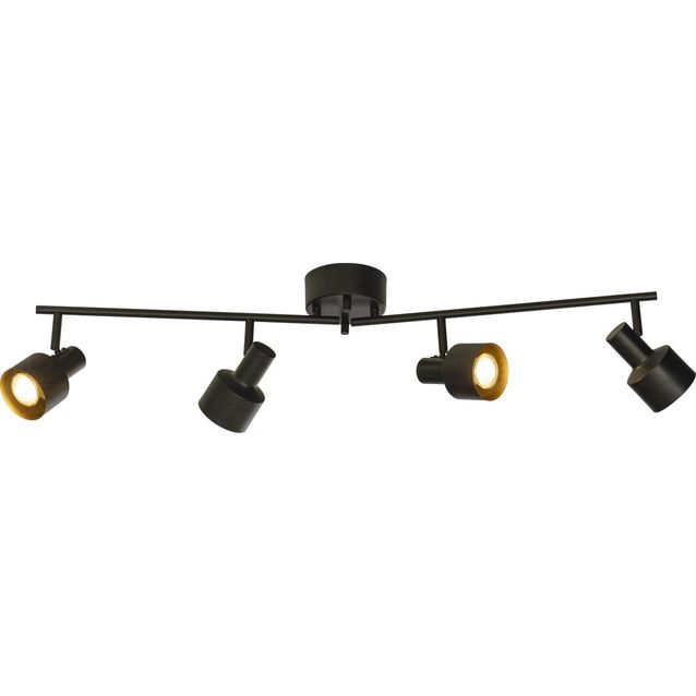 Kattospotti Aneta Lighting Ferdinand 4-osainen, musta