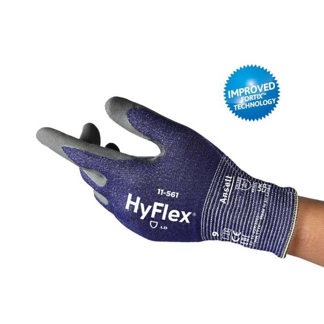 Työhanskat Ansell HyFlex 11-561, koko 9
