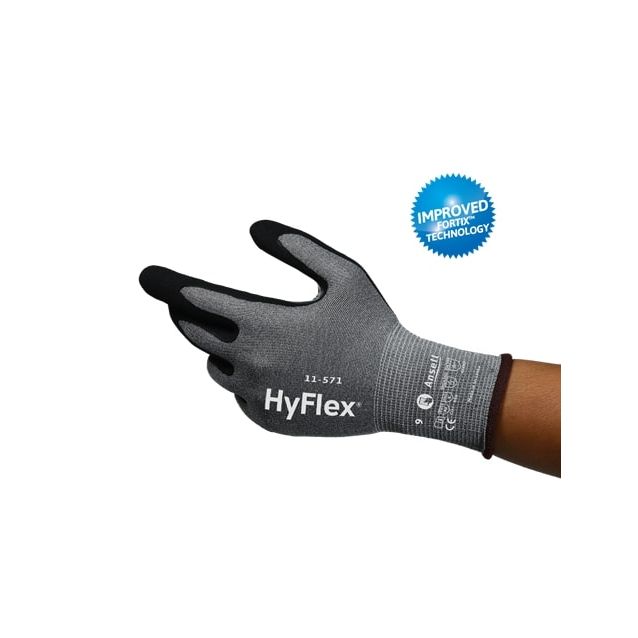 Työhanskat Ansell HyFlex 11-571 Esd, koko 7