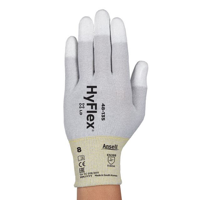 Työhanskat Ansell HyFlex® 48-135 Esd, koko 6