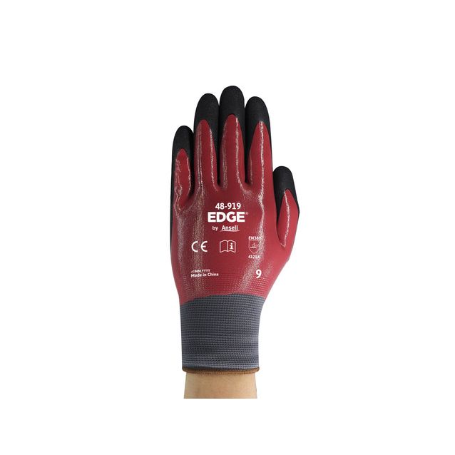 Työhanskat Ansell Edge® 48-919, koko 9